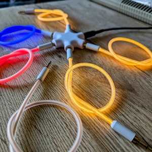 Cables de conexión LED: el cable iluminado
