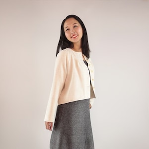 Sewing Pattern for Ladies: Salamanca Cropped Jacket Digital Sewing Pattern (PDF)