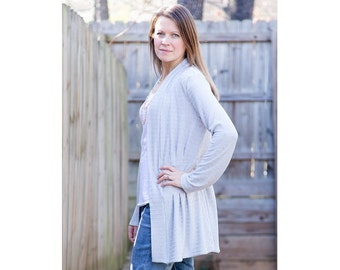 Cardigan Sewing Pattern | Long Cardigan Jacket | PDF Sewing Pattern | Sewing Pattern for Women | Womens PDF Pattern | Sweater Sewing Pattern