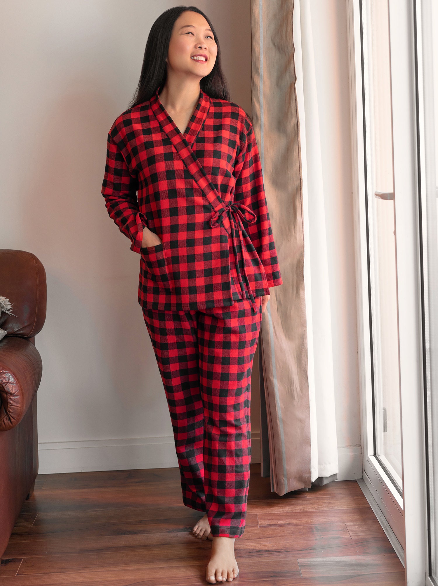 Woven Pajama Set Sewing Pattern, Relaxed Fit, Pocket, Elastic Waist ...