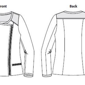 Women’s Lined Woven Jacket, Front /back Yoke, Princess Seams, Exposed ...