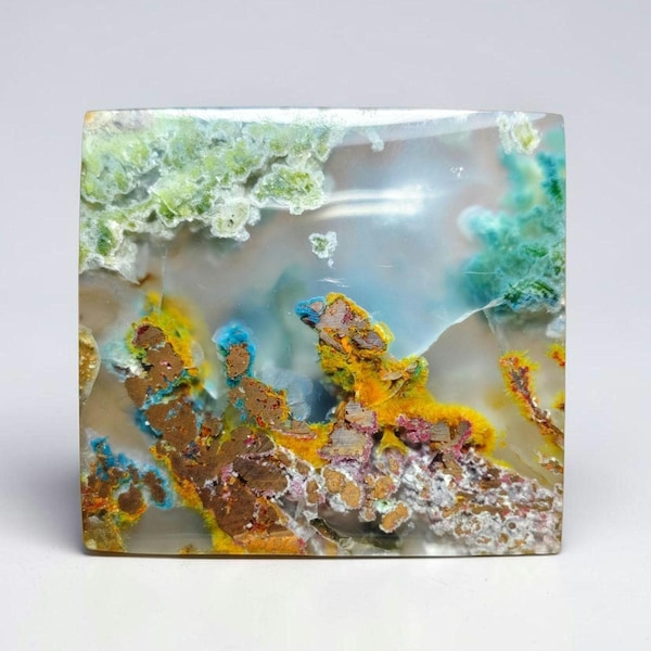 Seltenes Objekt • Aquadite Multicolor Chrysokoll Native Copper - | Stein für Anhänger