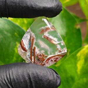 Chrysokoll Konfetti Floating Native Kupfer | Chalzedon | Größe: 30x22x3,8 mm | Bergkristall.