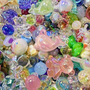 Pastel Mix Acrylic Bead Soup: DIY Jewelry Making (14-25mm)
