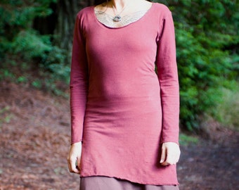 Organic dress- Handmade and dyed to order using Organic cotton and Hemp jersey - eco friendly women  hemp dresses