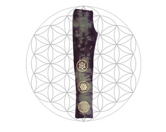 Organic Leggings - One of a Kind Hand Dyed leggings - Handmade from Organic Cotton and Hemp Jersey - Made in the United States