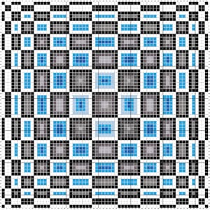 OpArt #3 Cross-Stitch Pattern