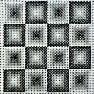 OpArt #2 Cross-Stitch Pattern (easy)