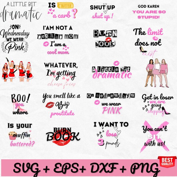 Mean Girls Quote - Etsy