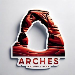 Arches National Park Utah Sticker National Park Stickers