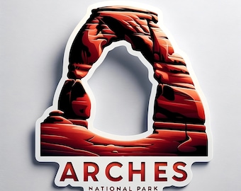 Arches National Park Utah Sticker National Park Stickers
