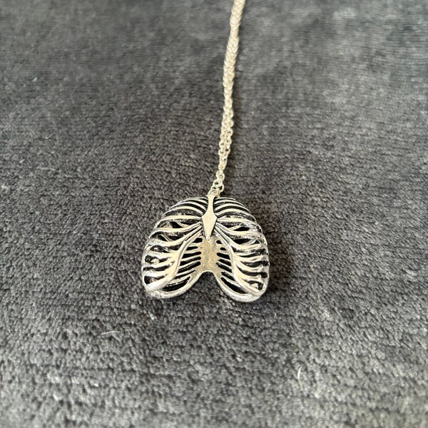 Ribcage Necklace - Etsy