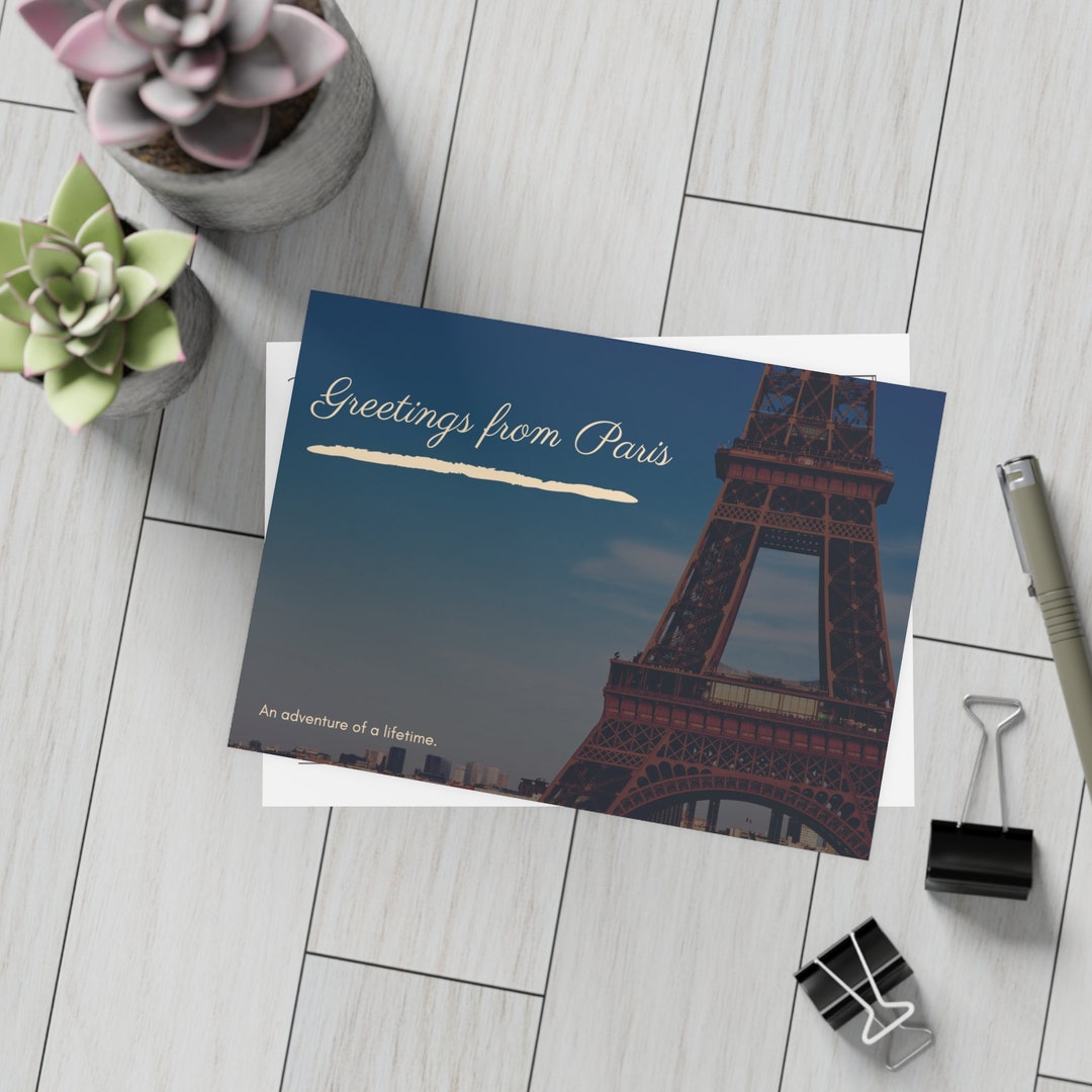 PARIS Postcard Bundles envelopes Not Included - Etsy