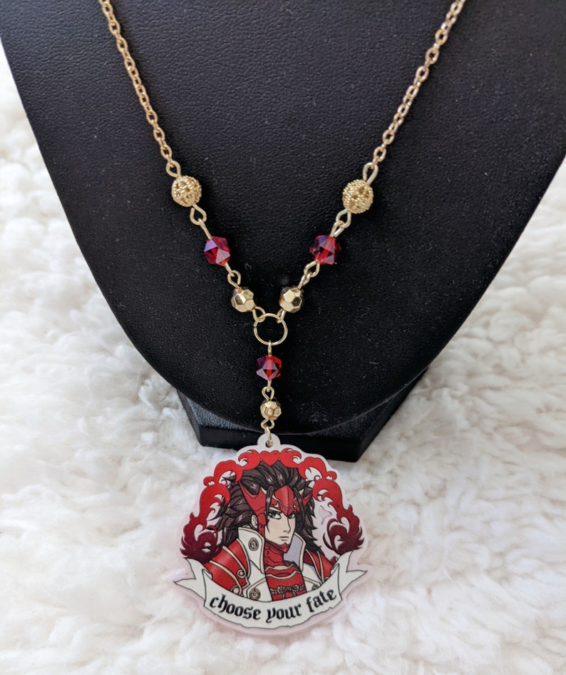 Fire Emblem and Fates charm jewelry Xander, Ryoma, Osakabehime, Yan Qing image 3