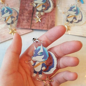 Tales of Zestiria and Vesperia acrylic charms Lailah and Repede image 2