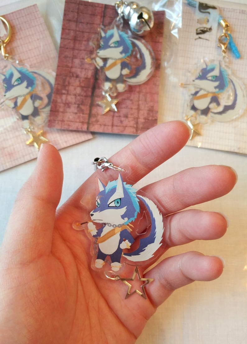 Tales of Zestiria and Vesperia acrylic charms Lailah and Repede image 2