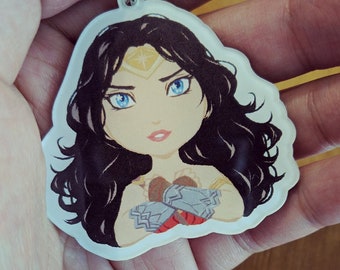 Wonder Woman acrylic keychain charm