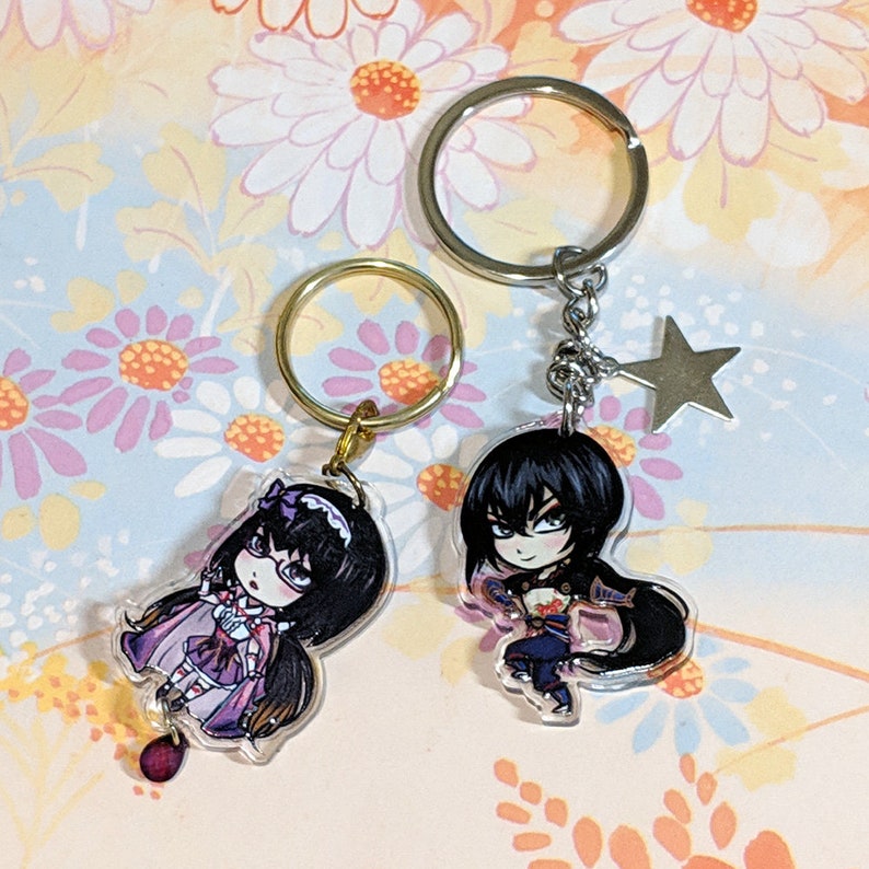 Fate Grand Order Osakabehime and Yan Qing double-sided acrylic charms image 4