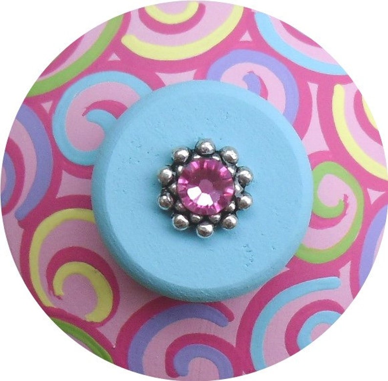 Colorful Drawer Knobs Kids Knobs Pink Knobs Nursery Knobs Girls Knobs Decorative Knobs Dresser Knobs Childrens Knobs Unique Knobs Wood Knobs