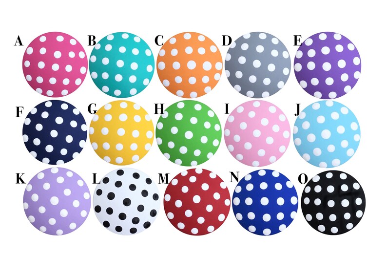 Handpainted Solid Color Knobs Polka Dot Drawer Knobs Nursery Etsy