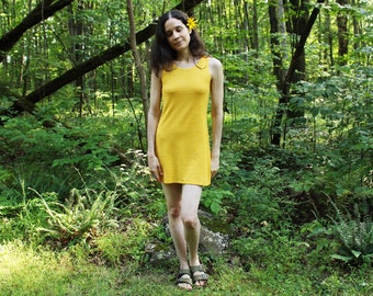 organic hemp clothing -  sleeveless womens tunic - 100% hemp and organic cotton - custom made to order - hand dyed