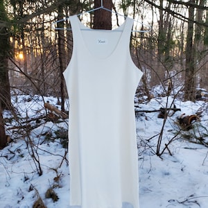 sleeveless hemp summer tank dress - 100% hemp and organic cotton - size small - natural or hand dyed 36 bust 39 hip
