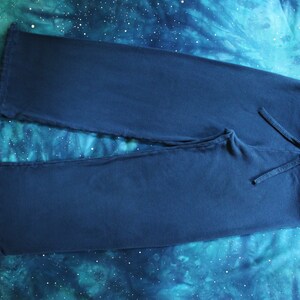 drawstring hemp sweatpants lounge pants - 100% hemp and organic cotton - custom made hand dyed - optional drawstring cuff - sizes xxs to xl image 8