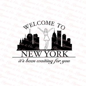 New York City, Welcome to New York, Taylor Swift, NYC, PNG, PDF, digital download, image
