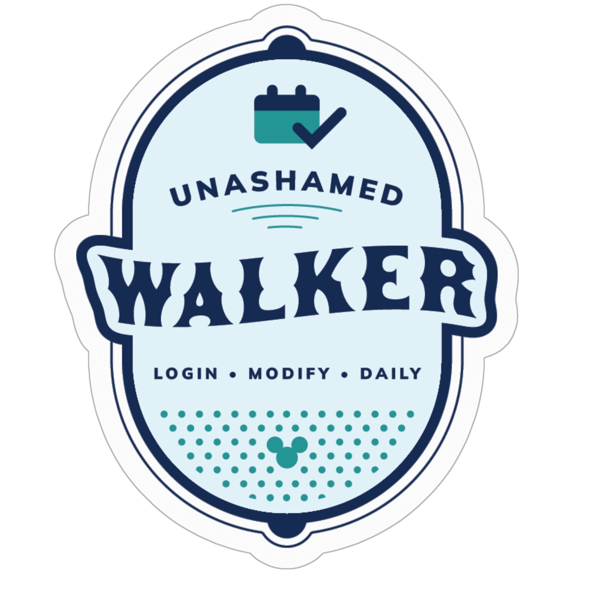 Walker sans honte (réservation) Sticker