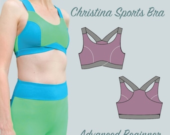 28A-38N Christina Sports Bra Pattern Download