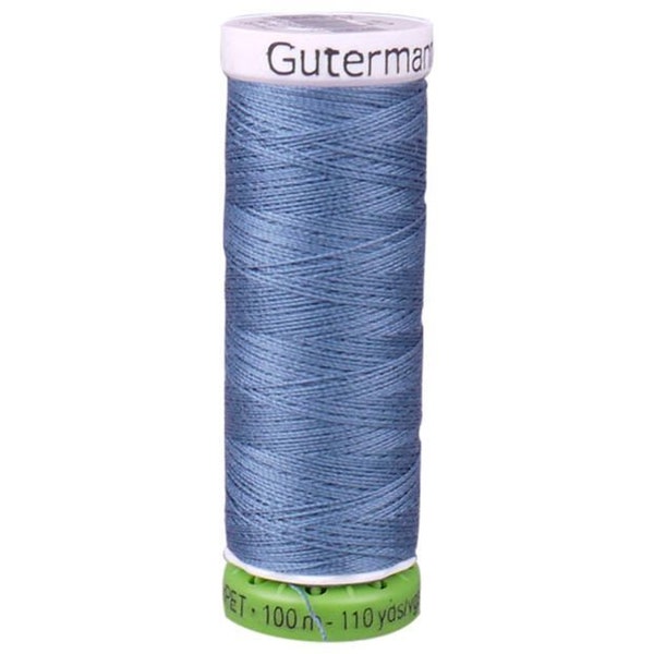 Slate Blue Gutermann Recycled Polyester Thread