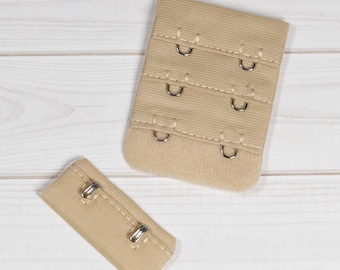 Gancho de repuesto para hacer brasier bronceado y cierre de ojo