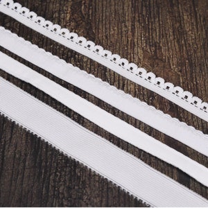 White Elastic and Casing Kit - For Bra Making Kits