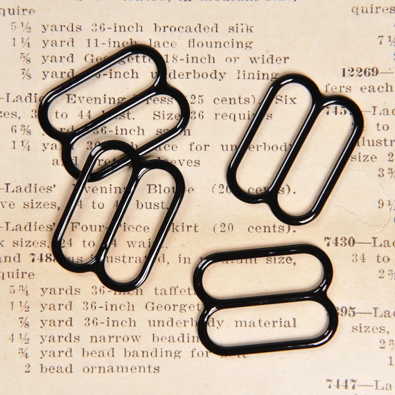 Wide Mouth Strap Sliders - (Extra Wide) For thicker straps (2 Pieces) - 3/4 Wide Mouth Strap Sliders - (Extra Wide) For thicker straps (2 Pieces) - 3/4