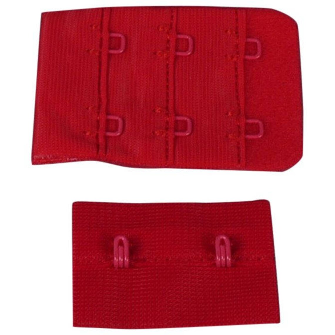 Red Bra Making Replacement Hook and Eye Tape Closures 2 Rows Etsy