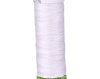 Nu White Gutermann Recycled Polyester Thread