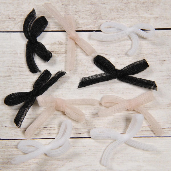 Dainty Sheer Tricot Bow - Lingerie, Headbands, Kid Craft