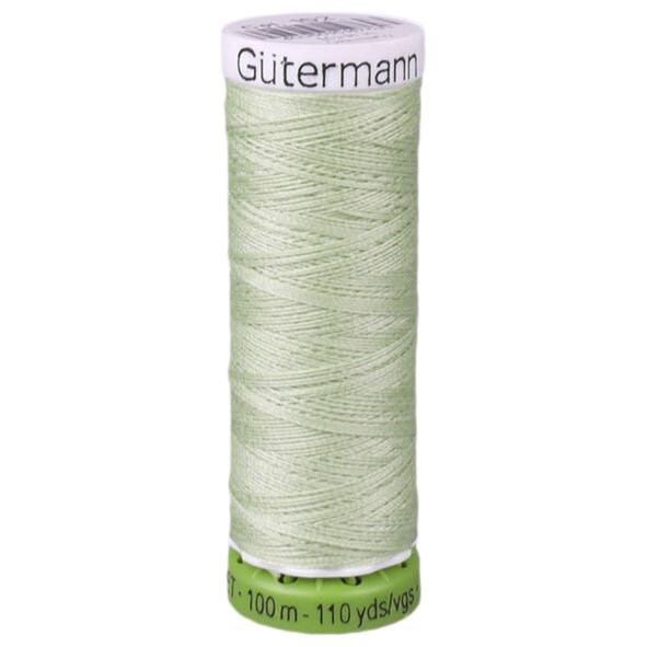 Light Green Gutermann Recycled Polyester Thread 