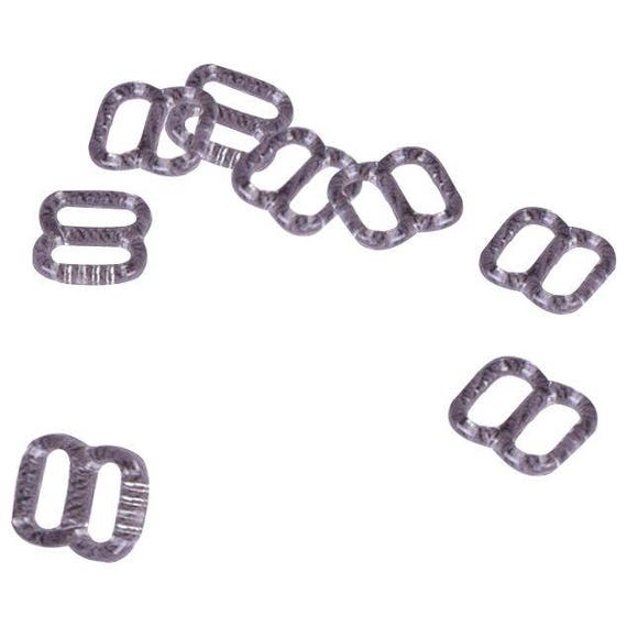 1//2 or 13mm Opening 50 Pairs Porcelynne White Plastic Bra//Headband Replacement Strap Rings