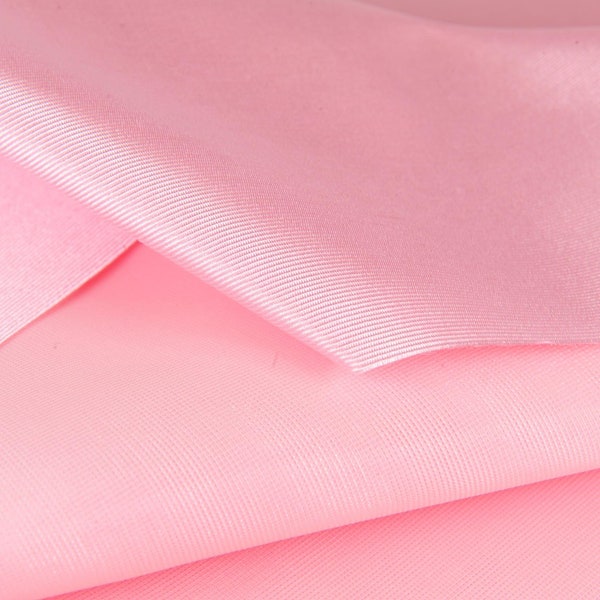Stabilized Light Pink Bengaline Bra Cup Fabric - 58" Wide - 1 Yard - DIY Lingerie Supplies