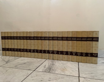 Complete Encyclopedia Britannica edition 14 Cream Faux (1964)