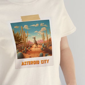 Asteroid City Tee Roadrunner Desert Wes Anderson Short Sleeve Shirt