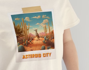 Asteroid City Tee Roadrunner Desert Wes Anderson Short Sleeve Shirt