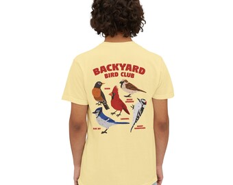 Backyard Bird Club T-shirt: Cardinal Pocket, North American Birds