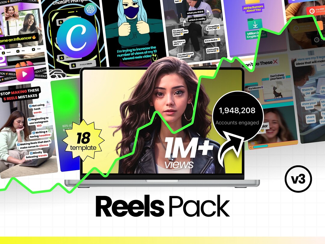 Create Viral Reels on Instagram, Instagram Reel Templates for Beginners ...