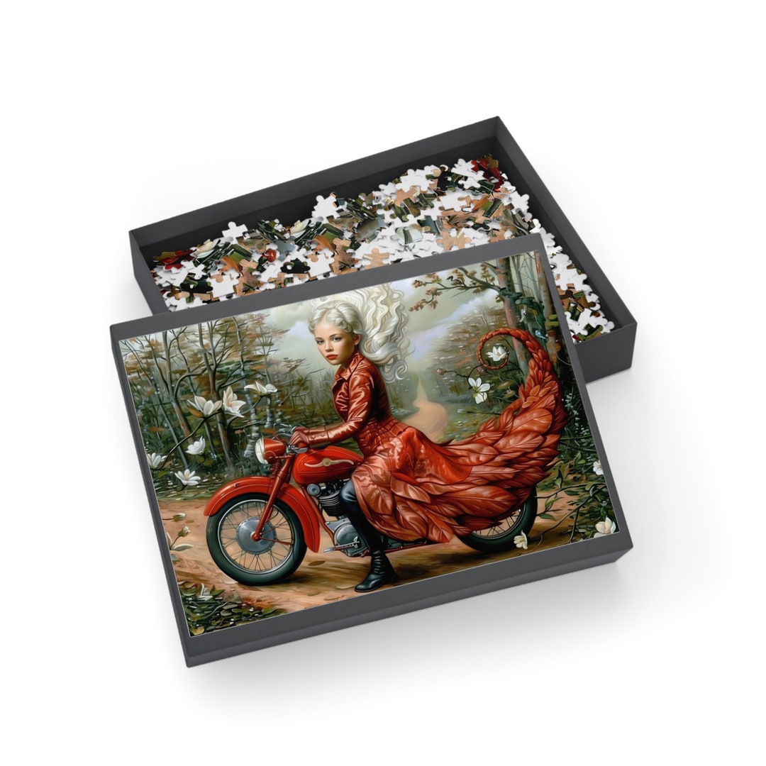 Scarlet Rider Fantasy Art Jigsaw Puzzle 252,500,1000-piece Surreal ...