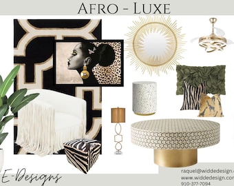 Afro Inspired Design Board Series