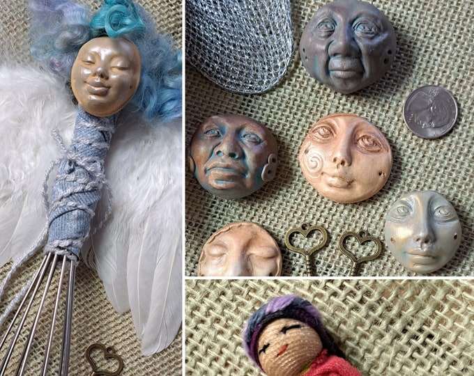 DIY Dollmaker Kit, Craft Supplies, Art Dolls Angels and Crones Etsy