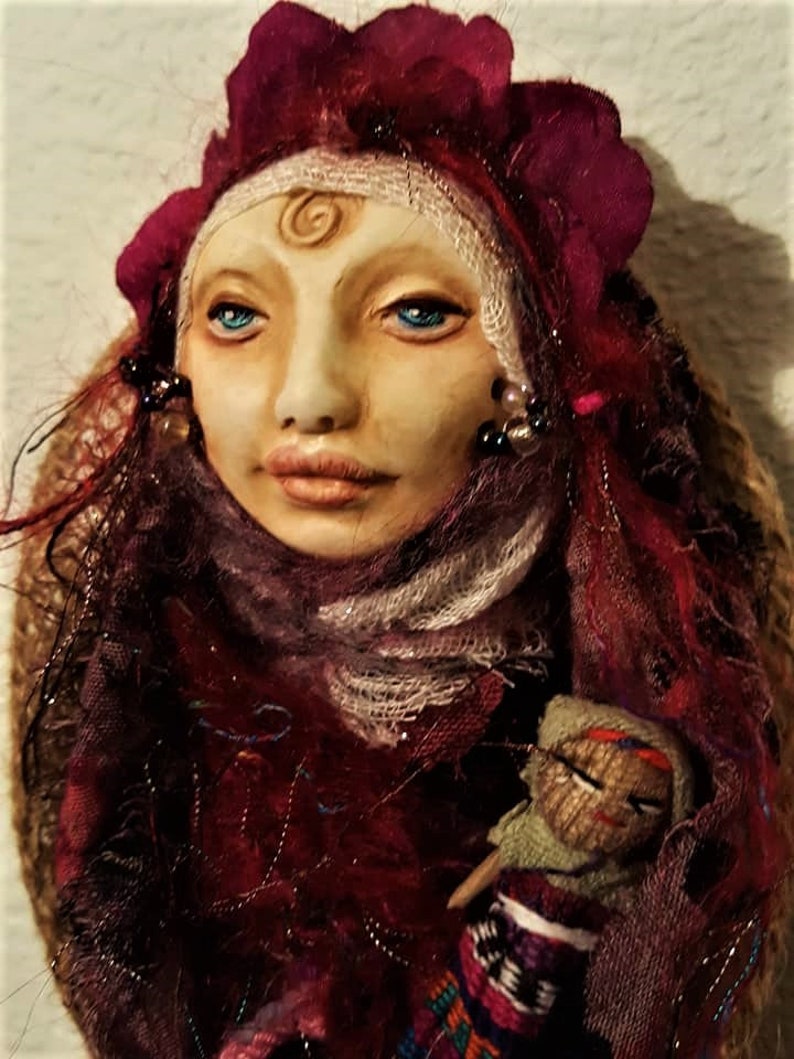 Spring Dreamer Art doll Brigid Imbolc Goddess Creative Art image 1