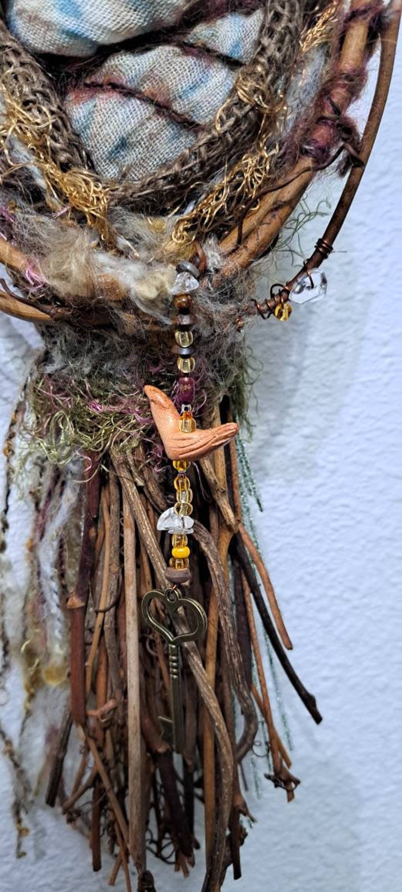 OOAK Art doll, Anthropomorphic Hare Spirit, Nature lover gift image 5
